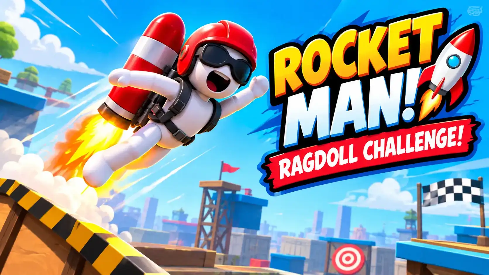 Rocket Man Ragdoll Challenge
